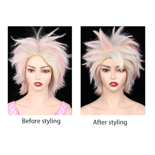 FantaLook Green Grey Character Cosplay Wig